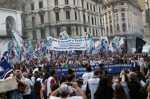 Marcha de la Resistencia en Buenos Aires